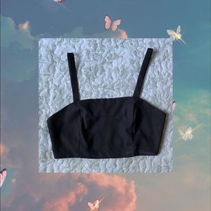 Open back crop top